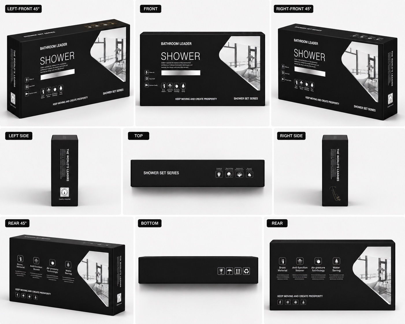 Premium logo color box