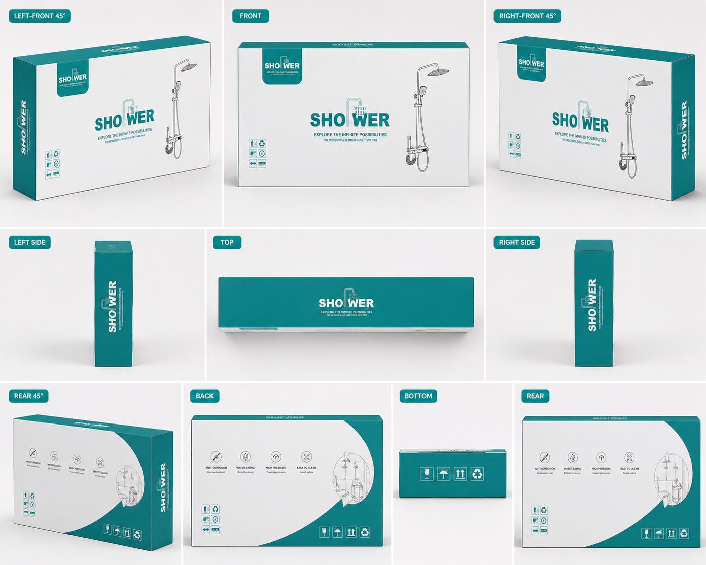 Bright packaging direction for retail channels