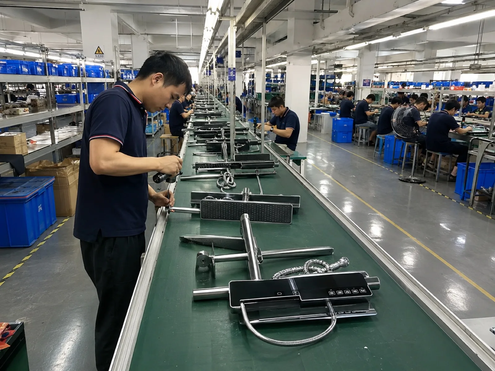 Shower-system production work