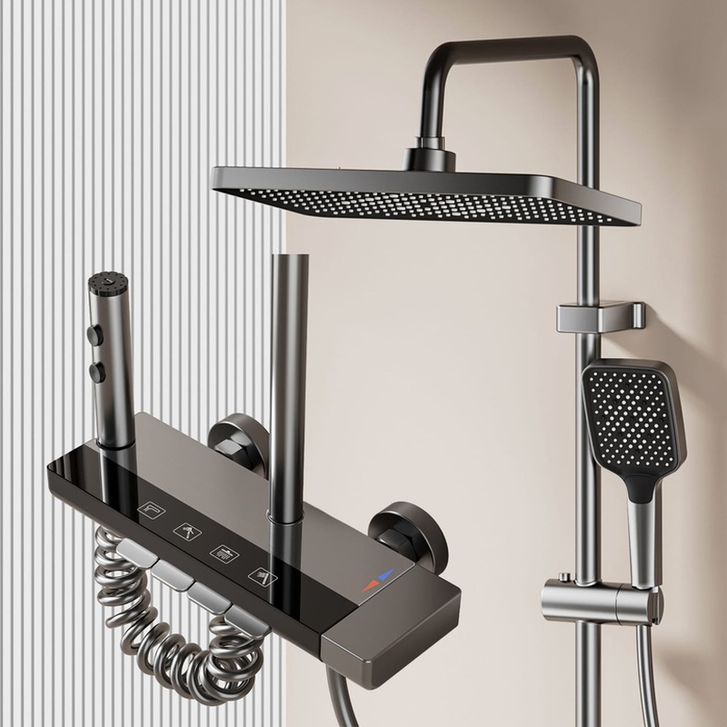 Wholesale Digital Display Rainfall Shower System – Aluminum Alloy | Naivaro