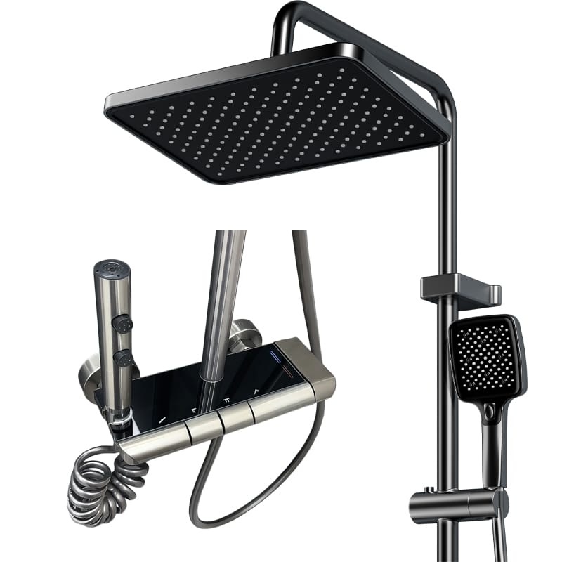 Luxury Digital LED Shower System with Shelf for B2B Projects