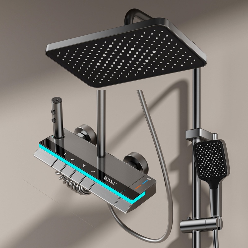 Wholesale LED Digital Rainfall Shower Panel – Aluminum Alloy | Naivaro