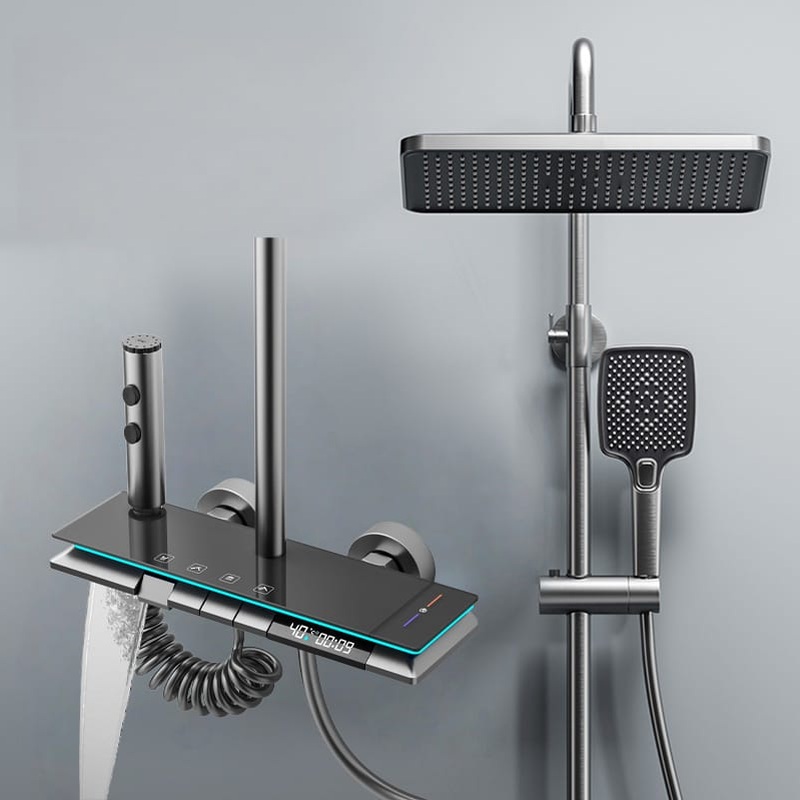 Wholesale Premium Digital Thermostatic LED Rainfall Shower System
