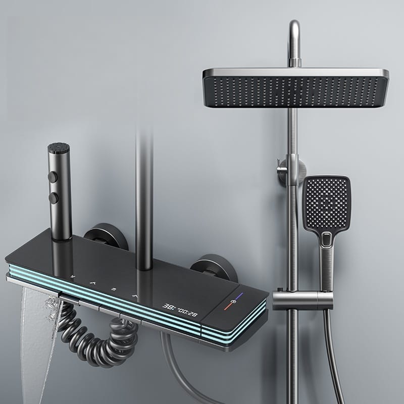 Digital LED Multi-Function Thermostatic Shower System