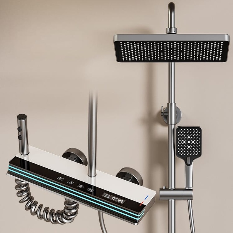 Luxe Smart Digital LED Rainfall & Waterfall Shower System for B2B