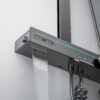Smart Thermostatic Rainfall Shower System with LED Temperature Display Digital Shower Set with Handheld Spray