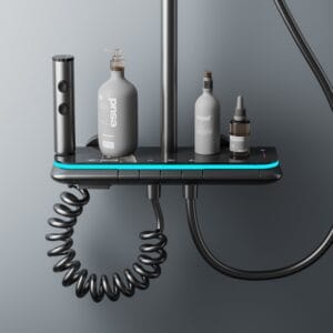 Wholesale LED Digital Rainfall Shower System – Aluminum Alloy | Naivaro product image for B2B shower system sourcing