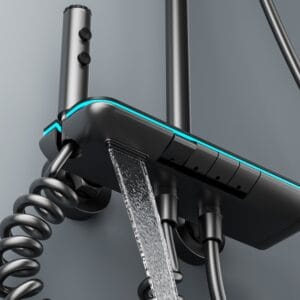 Wholesale LED Digital Rainfall Shower System – Aluminum Alloy | Naivaro product image for B2B shower system sourcing