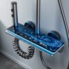 Smart Thermostatic LED Shower System with Digital Temperature Display Rainfall Shower Set with Handheld Spray