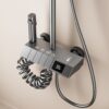Digital Temperature Display Thermostatic Shower System Rainfall Shower Set with Handheld Spray and Bidet Sprayer