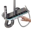 Smart Thermostatic Shower System with Digital Temperature Display – LED Rainfall Shower Set with Handheld Spray