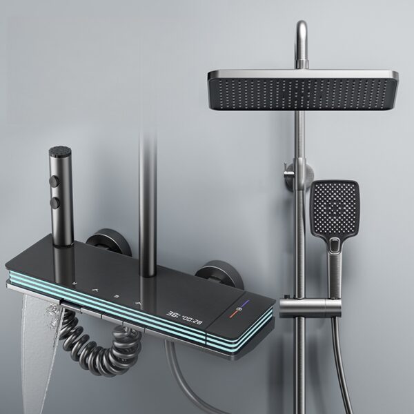Digital LED Multi-Function Thermostatic Shower System
