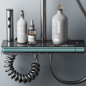 Digital LED Multi-Function Thermostatic Shower System product image for B2B shower system sourcing
