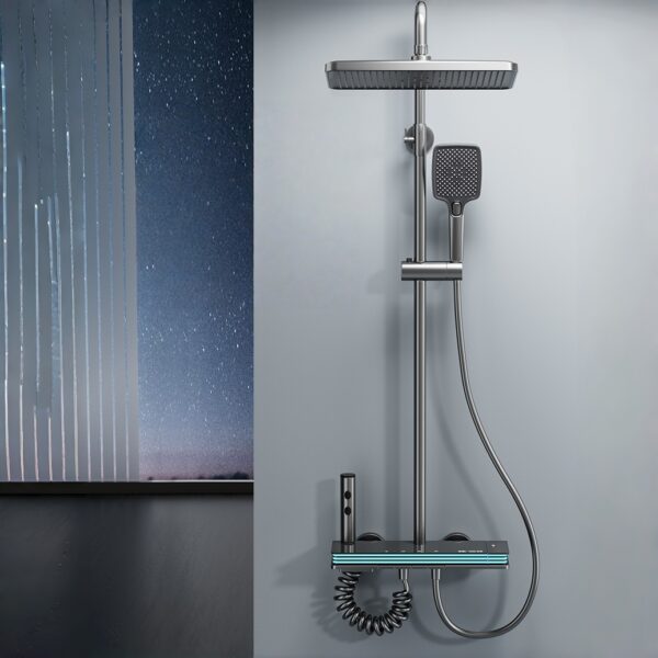 Digital LED Multi-Function Thermostatic Shower System