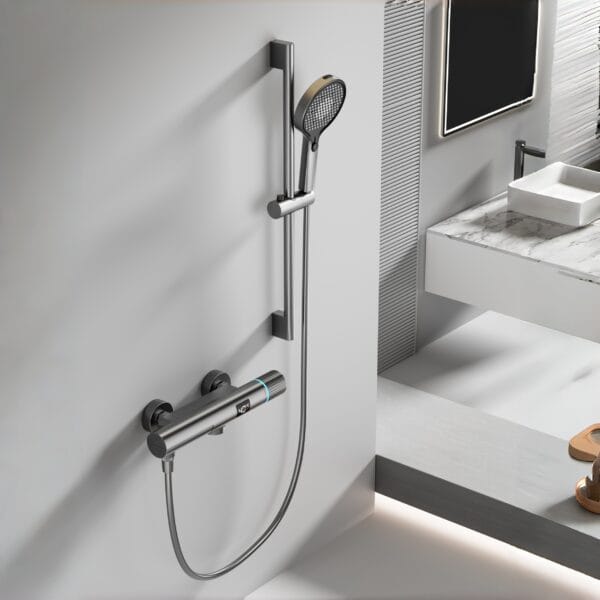 Luxe Digital Thermostatic Shower Mixer with LED Display