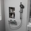 Luxe Digital Thermostatic Shower Mixer with LED Display