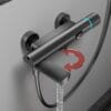 Luxe Digital Thermostatic Shower Mixer with LED Display