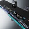 Luxury Gun Grey Smart Thermostatic Shower System with LED Display