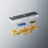 Luxury Gun Grey Smart Thermostatic Shower System with LED Display