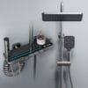 Gun Grey Smart Thermostatic Shower System with Digital Display