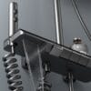 Gun Grey Smart Thermostatic Shower System with Digital Display