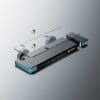 Modern Gun Grey Smart Thermostatic Shower System with LED Digital Display