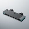 Modern Gun Grey Smart Thermostatic Shower System with LED Digital Display