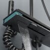 Modern Gun Grey Smart Thermostatic Shower System with LED Digital Display