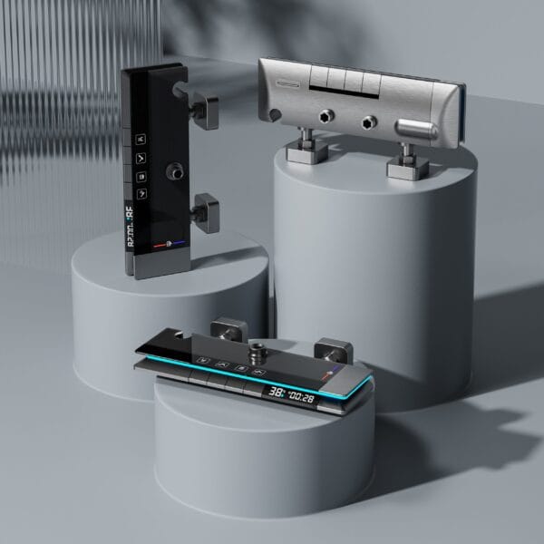 Smart Digital Thermostatic Shower System | Gun Grey