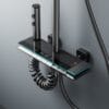 Smart Digital Thermostatic Shower System | Gun Grey