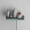 Gun Grey Digital Thermostatic Shower System with Integrated Shelf
