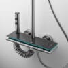 Premium Digital Thermostatic Shower System with LED & Rainfall