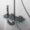 Premium Digital Thermostatic Shower System with LED & Rainfall