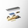 Premium Digital Thermostatic Shower System with LED & Rainfall