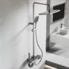 Premium Digital Thermostatic Shower System with LED & Rainfall