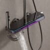 Gun Grey LED Digital Smart Shower System