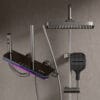 Gun Grey LED Digital Smart Shower System