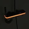Gun Grey Smart LED Digital Shower System with Shelf