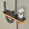 Gun Grey Smart LED Digital Shower System with Shelf