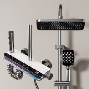 Digital LED Thermostatic Rainfall Shower System