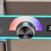 Digital LED Thermostatic Shower System with Integrated Shelf
