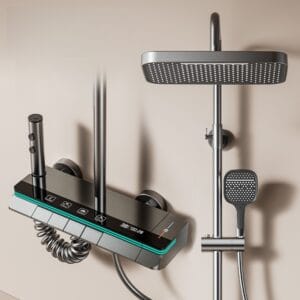 Digital Thermostatic Shower System with Rainfall & Handheld