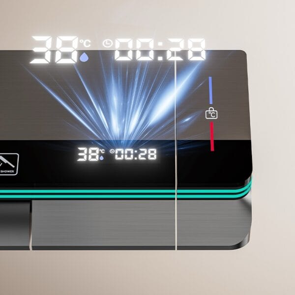 Digital Thermostatic Shower System with Rainfall & Handheld