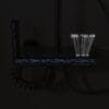 Gun Gray Digital Thermostatic Shower System with LED Display