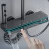 Smart Digital Thermostatic Shower System with Rainfall & Waterfall Spout