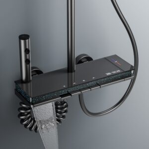 Luxury Digital Thermostatic Shower System for Wholesale Projects product image for B2B shower system sourcing
