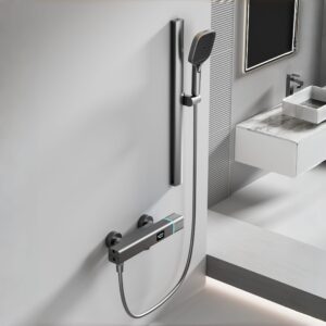 Modern Digital Thermostatic Shower Mixer for Wholesale Supply product image for B2B shower system sourcing