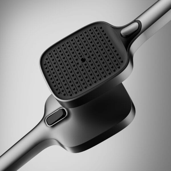 Modern Digital Thermostatic Shower Mixer with Integrated Spout