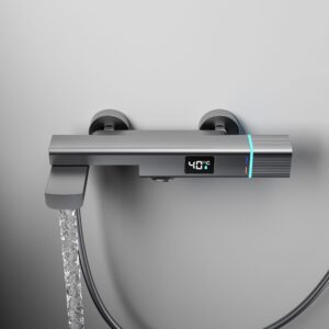 Modern Digital Thermostatic Shower Mixer for Wholesale Supply product image for B2B shower system sourcing