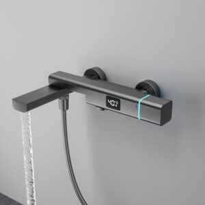Modern Digital Thermostatic Shower Mixer for Wholesale Supply product image for B2B shower system sourcing